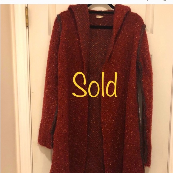 Hooded Sweater Coat - Picture 1 of 1